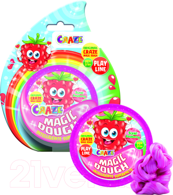 Набор для творчества Craze Magic Dough Попрыгунчик с ароматом малины / 35481.C (розовый)