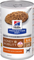 Влажный корм для собак Hill's Prescription Diet k/d + Mobility / 607713 (370г) - 