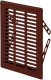 Решетка вентиляционная Awenta T06BR (коричневый) - 