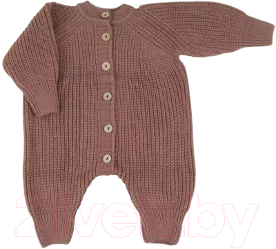 Комбинезон для малышей Rant Knitwear / 12-164/1 (коричневый, р.56)