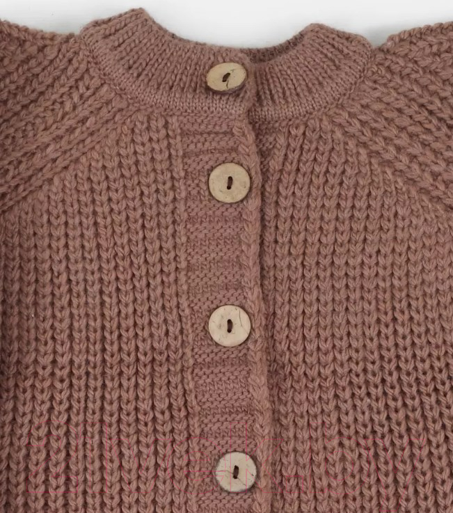 Комбинезон для малышей Rant Knitwear / 12-164/1 (коричневый, р.62) — фото 3