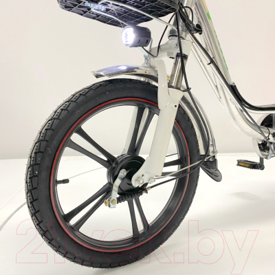 Электровелосипед Green Camel Транк 18 V8 R18 60V гидравлика (серебристый)