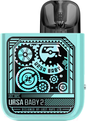 Электронный парогенератор Lost Vape Ursa Baby 2 Pod 900 mAh (2.5мл, Pop Blue/Time Gear)