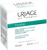 Мыло твердое Uriage Hyseac Dermatological Дерматологическое (100г) - 