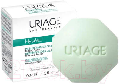 Мыло твердое Uriage Hyseac Dermatological Дерматологическое (100г)