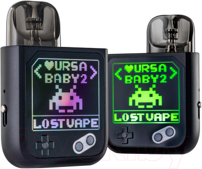 Электронный парогенератор Lost Vape Ursa Baby 2 Pod 900 mAh (2.5мл, Joy Black/Pixel Role)