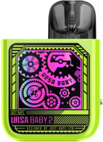 Электронный парогенератор Lost Vape Ursa Baby 2 Pod 900 mAh (2.5мл, Pop Green/Time Gear) - 