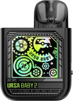 Электронный парогенератор Lost Vape Ursa Baby 2 Pod 900 mAh (2.5мл, Pop Black/Time Gear) - 