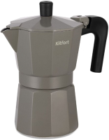 Гейзерная кофеварка Kitfort КТ-7147-1 (хаки) - 