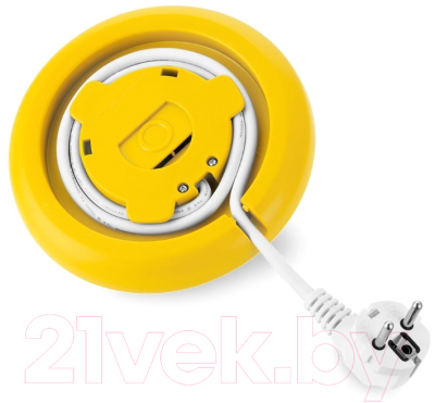 Электрочайник Kitfort КТ-6197-3 (белый/желтый)