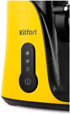 Соковыжималка электрическая Kitfort КТ-1141-3 (черный/желтый)