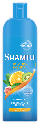 Шампунь для волос Shamtu Питание и сила с экстрактами фруктов (500мл)