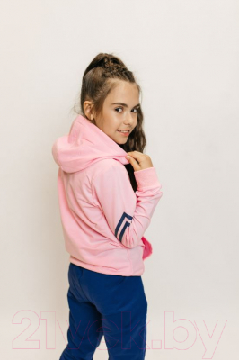 Спортивный костюм детский Isee DF55868 (р-р 30/122-128, розовый/синий)