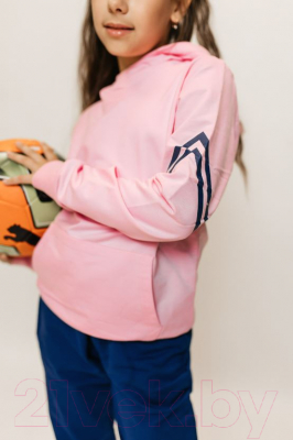 Спортивный костюм детский Isee DF55868 (р-р 32/128-134, розовый/синий)