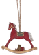 Елочная игрушка Gisela Graham Toy Box Лошадка-качалка / 15611_2 -
