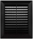 Решетка вентиляционная Awenta Classic T48CZ (черный) - 