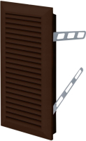 Решетка вентиляционная Awenta Classic T63BR (коричневый) - 