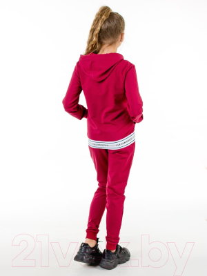 Спортивный костюм детский Isee DF55870 (р-р 38/158-164, бордовый)