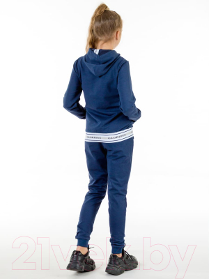 Спортивный костюм детский Isee DF55870 (р-р 36/146-152, синий)