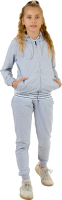 Спортивный костюм детский Isee DF55870 (р-р 40/164-170, серый) - 
