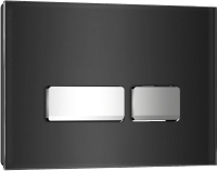 Кнопка для инсталляции Wave E2 / 552532 (черный/хром стекло) - 
