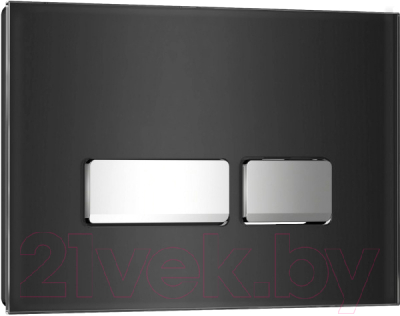Кнопка для инсталляции Wave E2 / 552532 (черный/хром стекло)