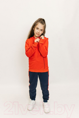 Спортивный костюм детский Isee DF55869 (р-р 30/122-128, красный/синий)
