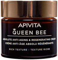 Крем для лица Apivita Queen Bee Комплексный уход с насыщенной текстурой (50мл) - 