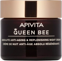 Крем для лица Apivita Queen Bee Комплексный антивозрастной восстанавливающий ночной (50мл) - 