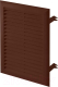 Решетка вентиляционная Awenta Express T103BR (коричневый) - 