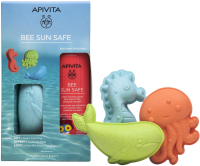 Спрей солнцезащитный Apivita Bee Sun Safe Для детей SPF50 + Формочки для песка (200мл ) - 