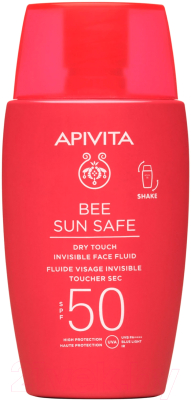 Эмульсия солнцезащитная Apivita Bee Sun Safe Невидимая SPF50 (50мл)