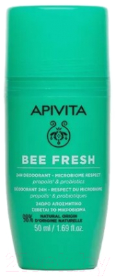 Дезодорант шариковый Apivita Bee Fresh Освежающий (50мл)