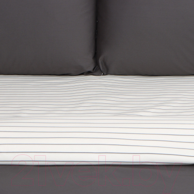 Комплект постельного белья Этель Stripes Grey 1.5сп / 9888827