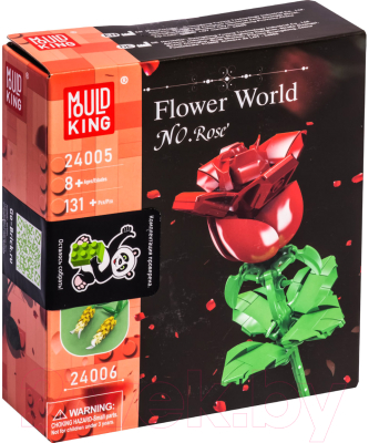 Конструктор Mould King Цветок Розы / 24005