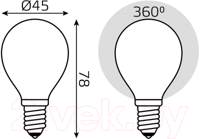 Лампа Gauss Filament 105201109