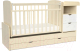 Детская кроватка INDIGO Соната / 552135-1 (береза/белый) - 