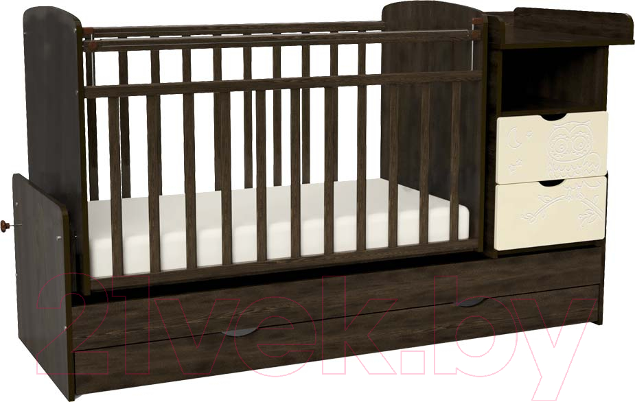 Детская кроватка INDIGO Соната / 552938-9