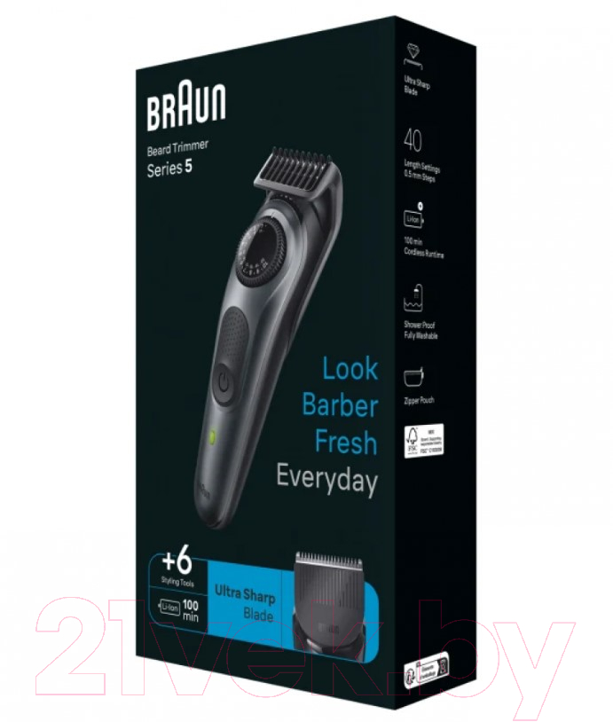 Триммер Braun BeardTrimmer BT5450