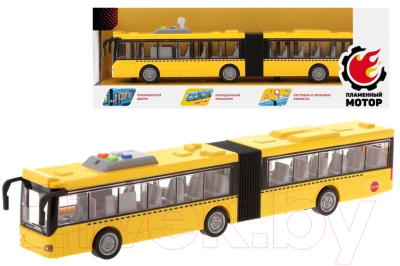 Автобус игрушечный Пламенный мотор С гармошкой / 870895 