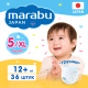 Подгузники-трусики детские Marabu XL 12+ кг (36шт) - 