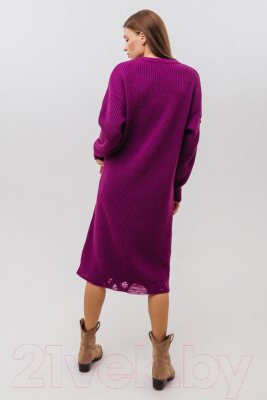 Платье Romgil ТЗ811П (р.170-104-110, темно-пурпурный)