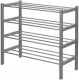 Миниатюра изображения товара Комплект полок для обуви Мебелик Атлас (2шт, серый)