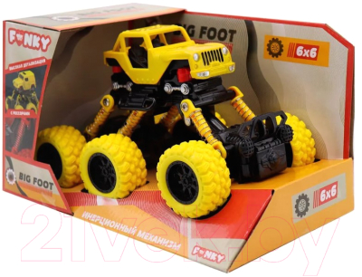 Автомобиль игрушечный Funky Toys Внедорожник / FT97940 (желтый)