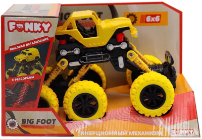 Автомобиль игрушечный Funky Toys Внедорожник / FT97940 (желтый)