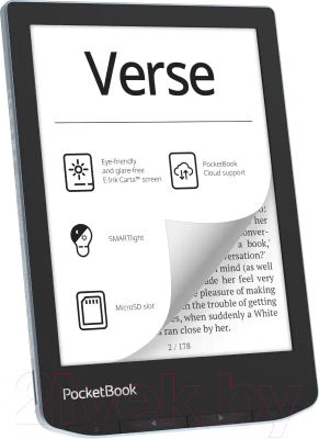 Электронная книга PocketBook 629 Verse / PB629-2-CIS (Bright Blue)
