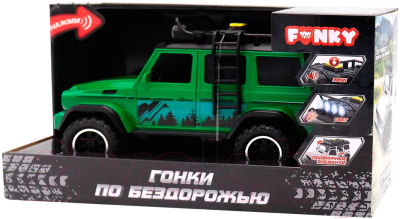 Автомобиль игрушечный Funky Toys Гонки по бездорожью Внедорожник / FT0838787 (зеленый)