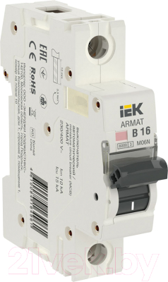 Выключатель автоматический IEK AR-M10N-1-B016