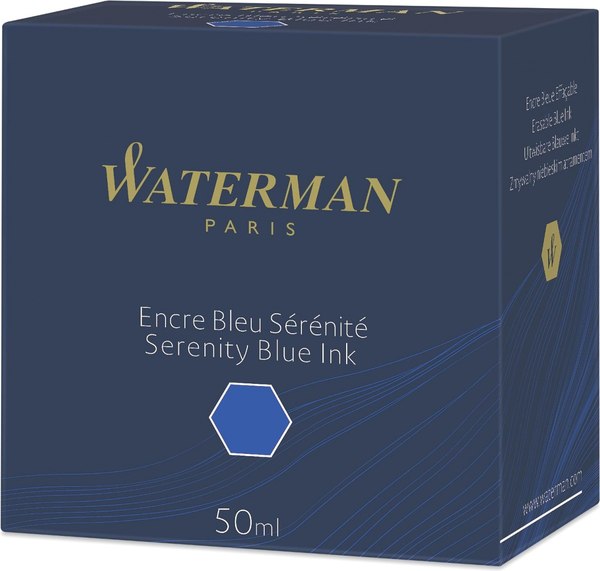 Чернила для перьевой ручки Waterman S0110720 (50мл, синий)