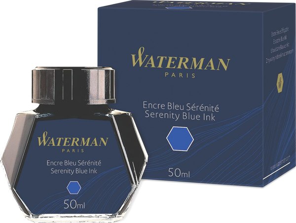 Чернила для перьевой ручки Waterman S0110720 (50мл, синий)